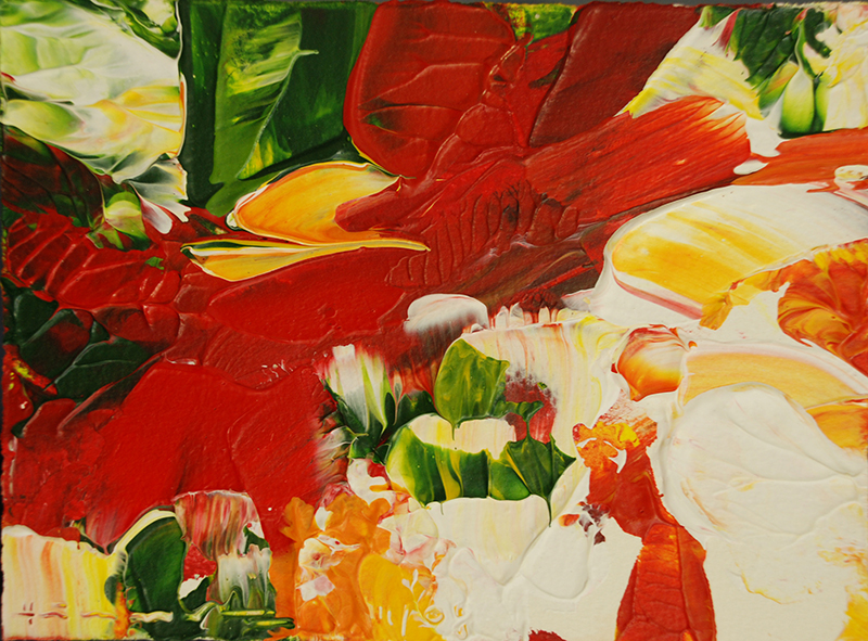 Ohne Titel Nr.27, 2009;Acryl auf Papier,;14 x 19 cm;325 - Galerie Wroblowski